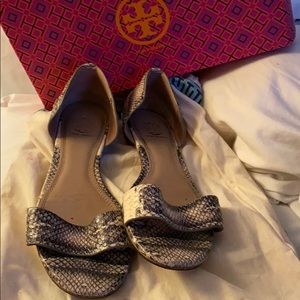 Tory Burch Savannah Sandals Black/Ivory